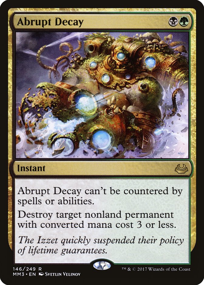 Abrupt Decay [Modern Masters 2017] | Anubis Games and Hobby