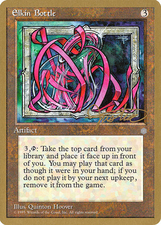 Elkin Bottle - 1996 Mark Justice (ICE) [Pro Tour Collector Set] | Anubis Games and Hobby