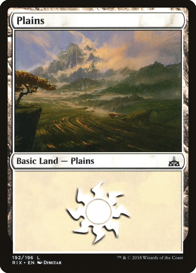 Plains (192) [Rivals of Ixalan] | Anubis Games and Hobby