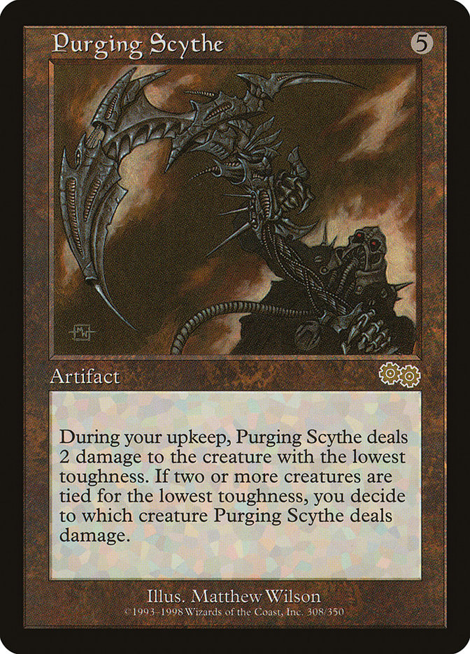 Purging Scythe [Urza's Saga] | Anubis Games and Hobby