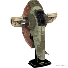 Star Wars: Boba Fett's Starfighter Paper Model Kit | Anubis Games and Hobby