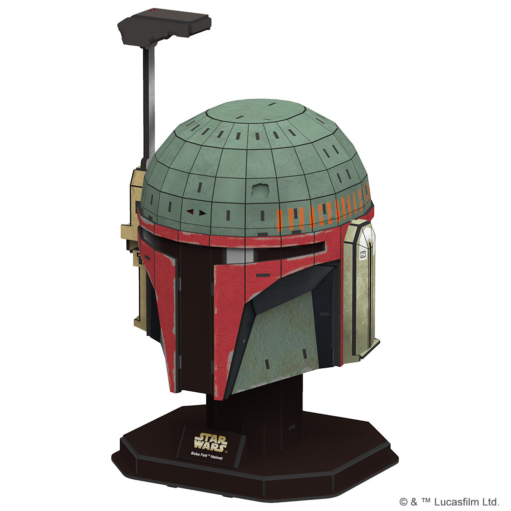 Star Wars: Boba Fett Helmet Paper Model Kit | Anubis Games and Hobby
