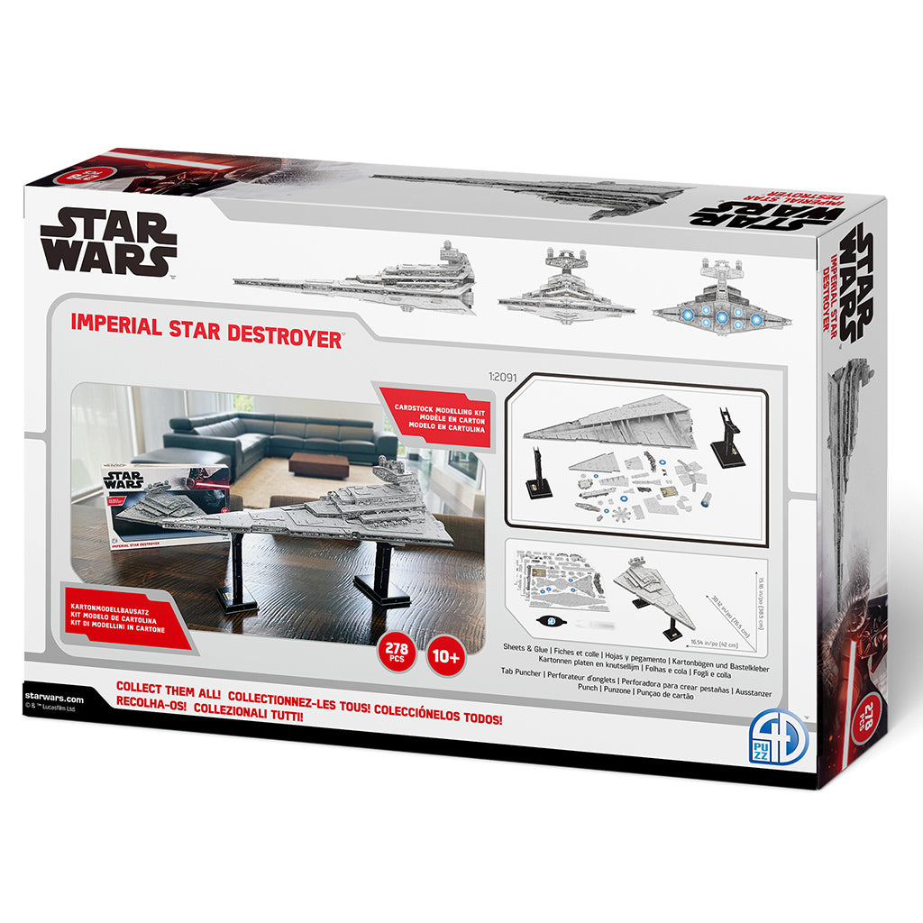 Star Wars: Imperial Star Destroyer Paper Model Kit | Anubis Games and Hobby