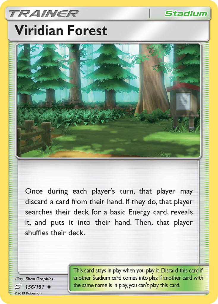 Viridian Forest (156/181) [Sun & Moon: Team Up] | Anubis Games and Hobby