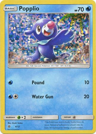 Popplio (4/12) [McDonald's Promos: 2017 Collection] | Anubis Games and Hobby