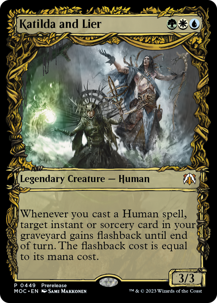 Katilda and Lier (Showcase Planar Booster Fun) [March of the Machine Commander Prerelease Promos] | Anubis Games and Hobby