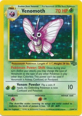 Venomoth (13/64) [Jungle Unlimited] | Anubis Games and Hobby