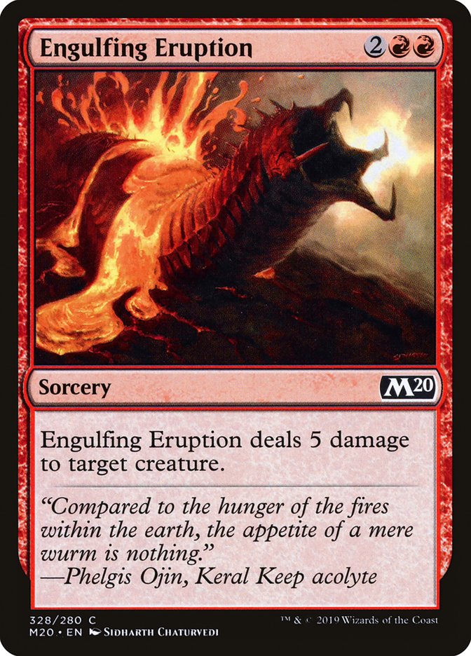 Engulfing Eruption [Core Set 2020] | Anubis Games and Hobby