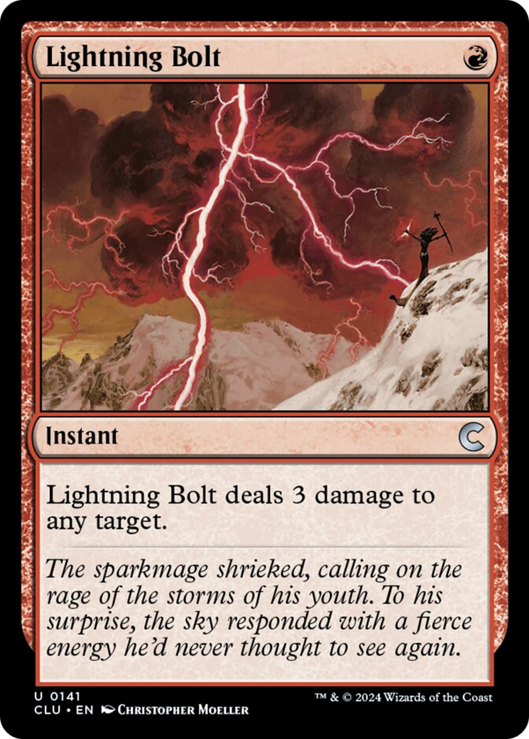 Lightning Bolt [Ravnica: Clue Edition] | Anubis Games and Hobby