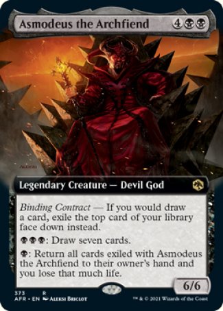 Asmodeus the Archfiend (Extended Art) [Dungeons & Dragons: Adventures in the Forgotten Realms] | Anubis Games and Hobby