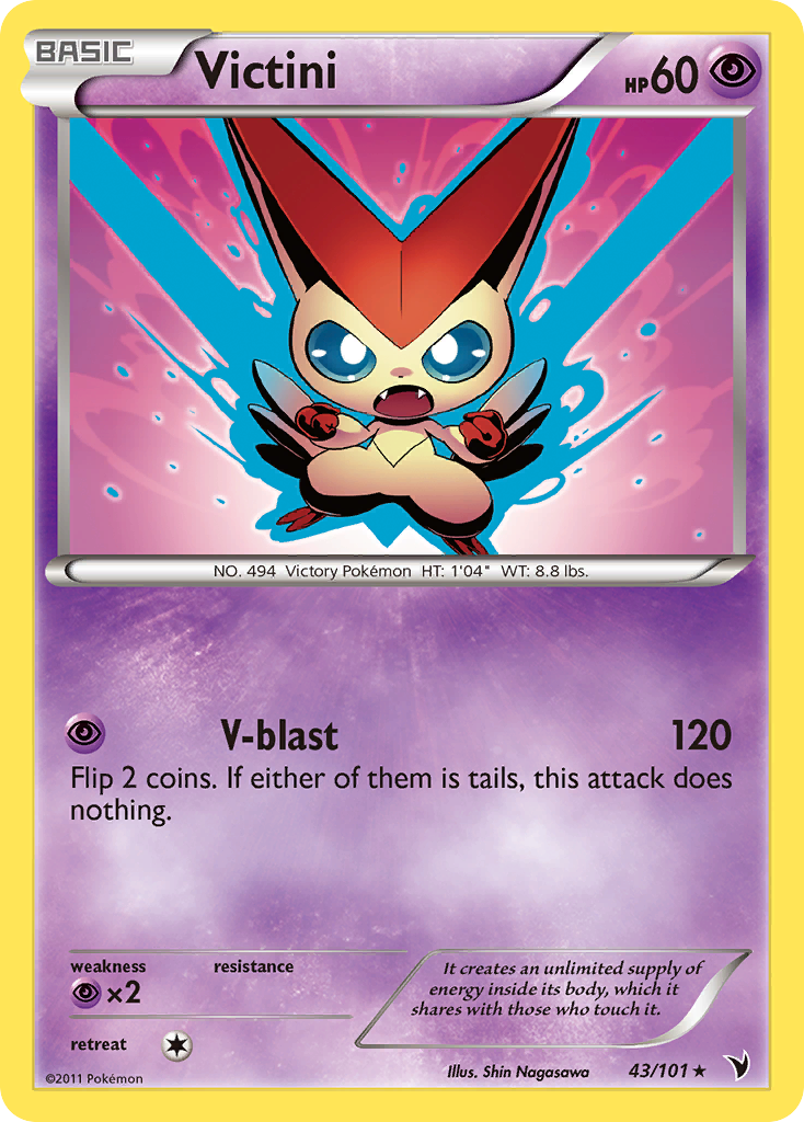 Victini (43/101) [Black & White: Noble Victories] | Anubis Games and Hobby