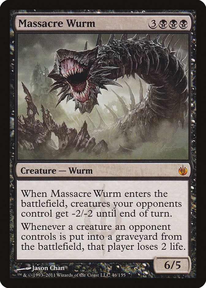 Massacre Wurm [Mirrodin Besieged] | Anubis Games and Hobby