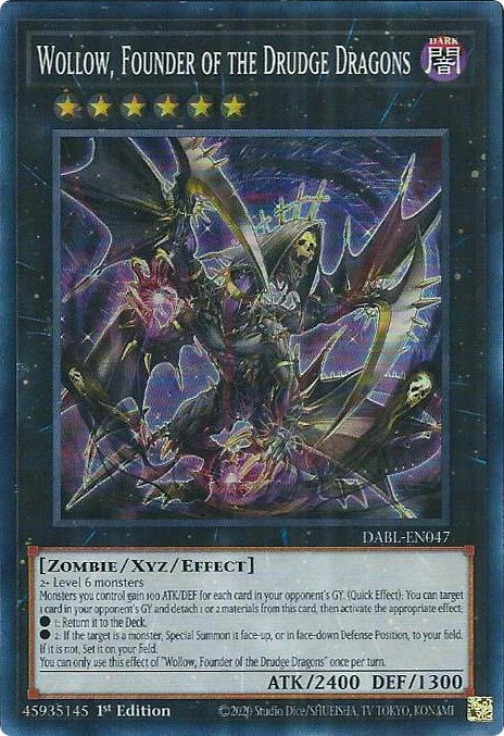 Wollow, Founder of the Drudge Dragons [DABL-EN047] Super Rare | Anubis Games and Hobby