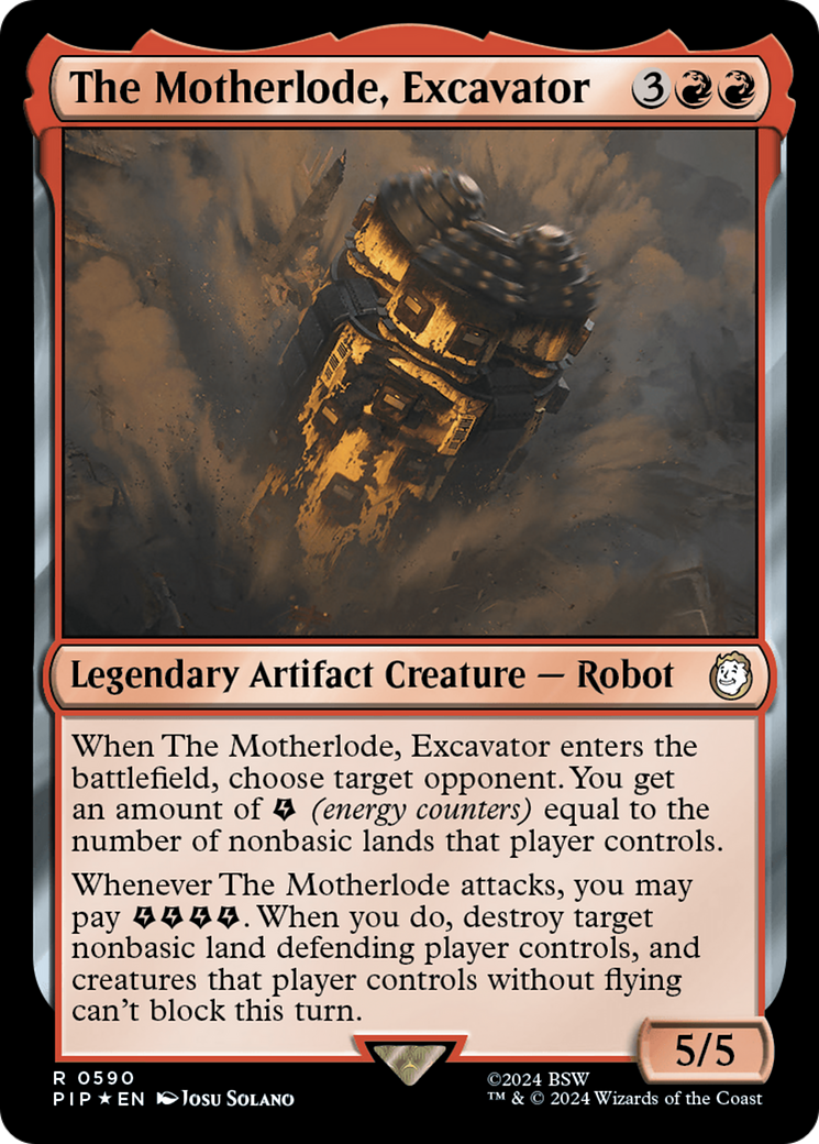 The Motherlode, Excavator (Surge Foil) [Fallout] | Anubis Games and Hobby
