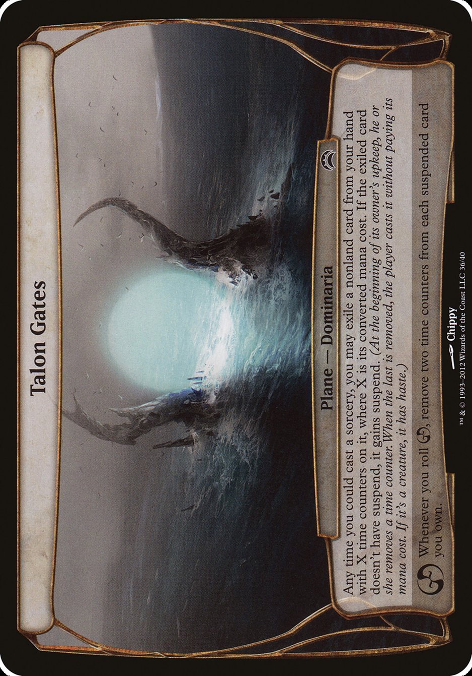 Talon Gates (Planes) [Planechase 2012 Planes] | Anubis Games and Hobby