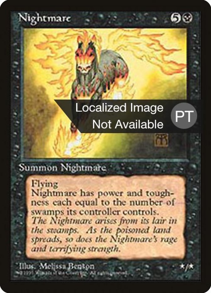 Nightmare [Fourth Edition (Foreign Black Border)] | Anubis Games and Hobby