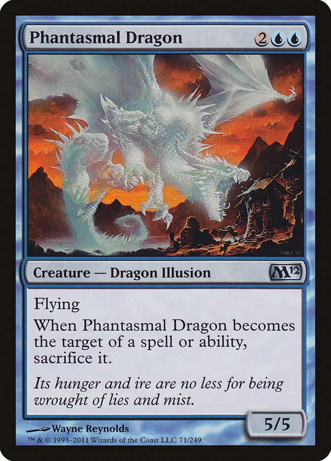 Phantasmal Dragon [Magic 2012] | Anubis Games and Hobby