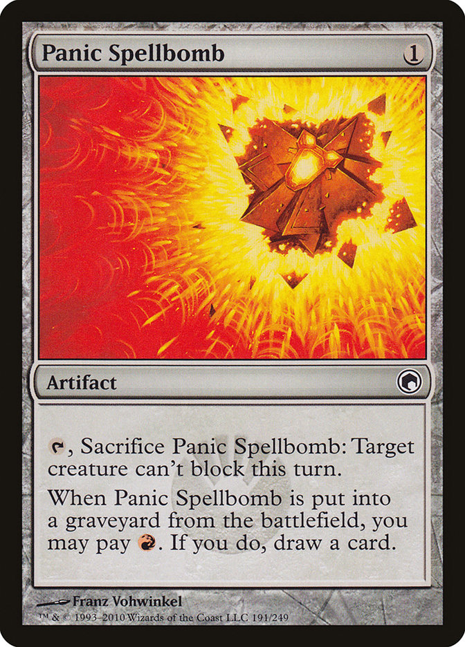 Panic Spellbomb [Scars of Mirrodin] | Anubis Games and Hobby