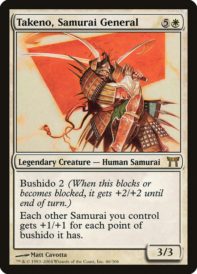 Takeno, Samurai General [Champions of Kamigawa] | Anubis Games and Hobby