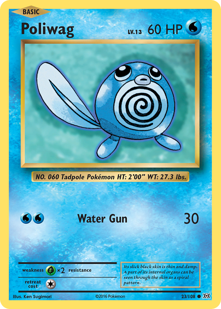 Poliwag (23/108) [XY: Evolutions] | Anubis Games and Hobby