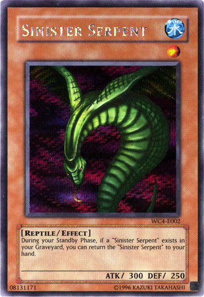 Sinister Serpent [WC4-E002] Prismatic Secret Rare | Anubis Games and Hobby