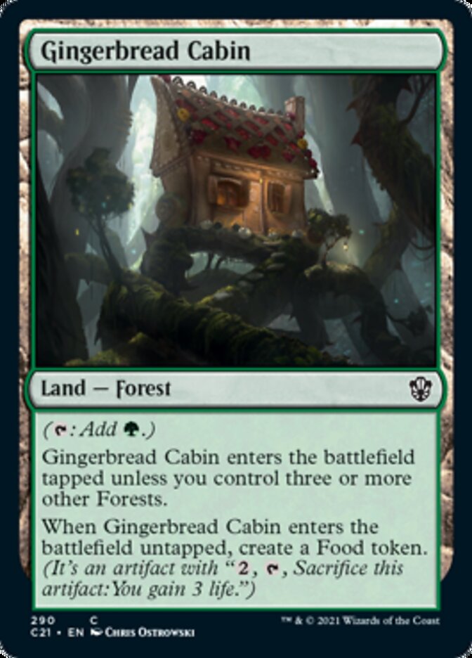 Gingerbread Cabin [Commander 2021] | Anubis Games and Hobby