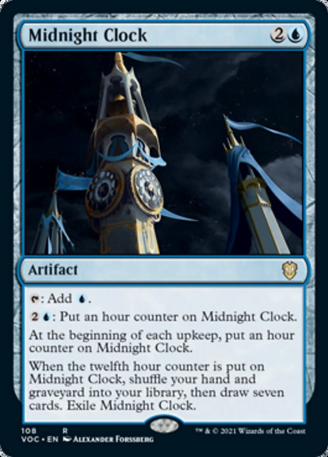 Midnight Clock [Innistrad: Crimson Vow Commander] | Anubis Games and Hobby