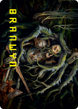 Retrieve Art Card (Gold-Stamped Signature) [Innistrad: Crimson Vow Art Series] | Anubis Games and Hobby