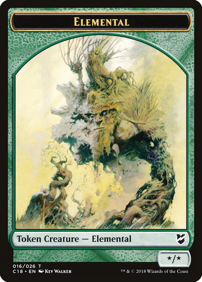 Elemental Token [Commander 2018 Tokens] | Anubis Games and Hobby