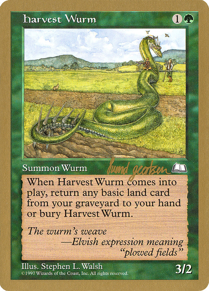 Harvest Wurm (Svend Geertsen) [World Championship Decks 1997] | Anubis Games and Hobby