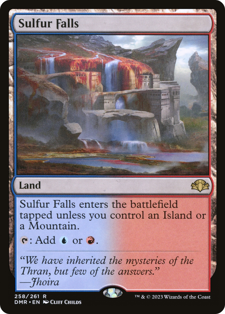 Sulfur Falls [Dominaria Remastered] | Anubis Games and Hobby