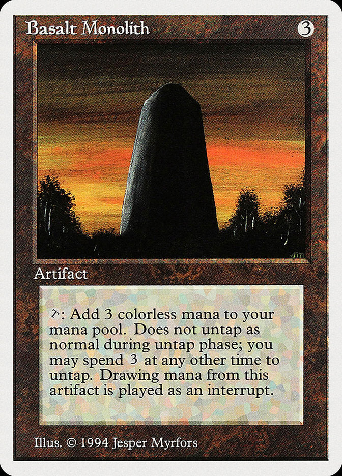 Basalt Monolith [Summer Magic / Edgar] | Anubis Games and Hobby