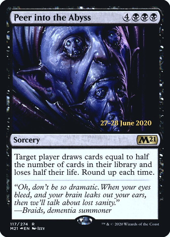 Peer into the Abyss [Core Set 2021 Prerelease Promos] | Anubis Games and Hobby