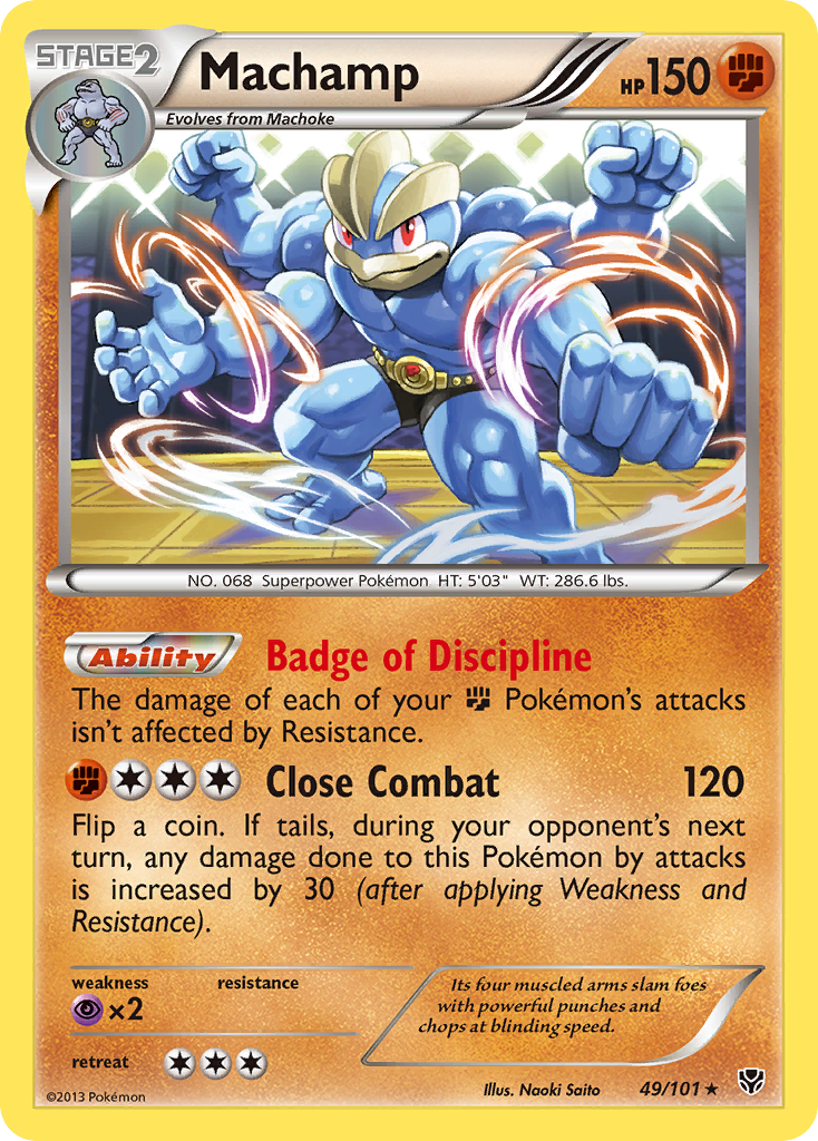 Machamp (49/101) [Black & White: Plasma Blast] | Anubis Games and Hobby