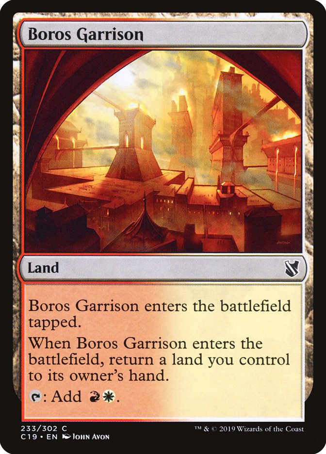 Boros Garrison [Commander 2019] | Anubis Games and Hobby