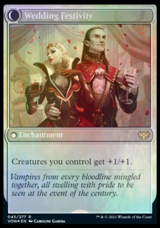 Wedding Announcement // Wedding Festivity [Innistrad: Crimson Vow Prerelease Promos] | Anubis Games and Hobby