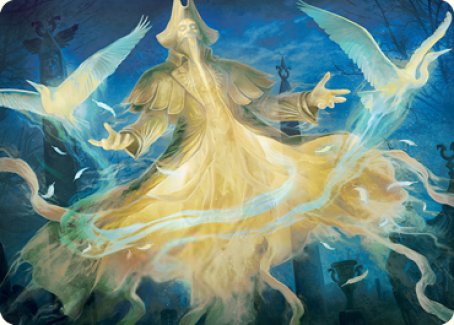 Heron-Blessed Geist Art Card [Innistrad: Crimson Vow Art Series] | Anubis Games and Hobby