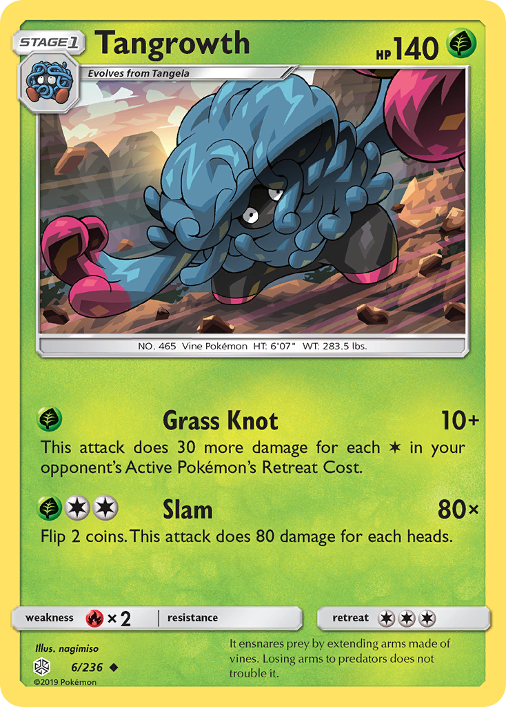 Tangrowth (6/236) [Sun & Moon: Cosmic Eclipse] | Anubis Games and Hobby