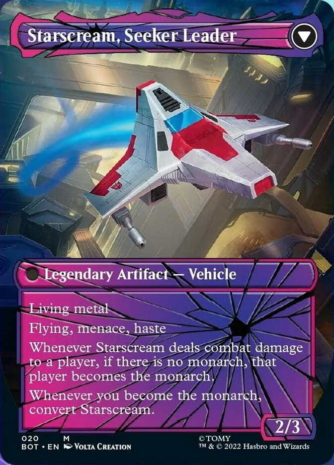 Starscream, Power Hungry // Starscream, Seeker Leader (Shattered Glass) [Transformers] | Anubis Games and Hobby