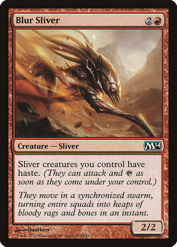 Blur Sliver [Magic 2014] | Anubis Games and Hobby