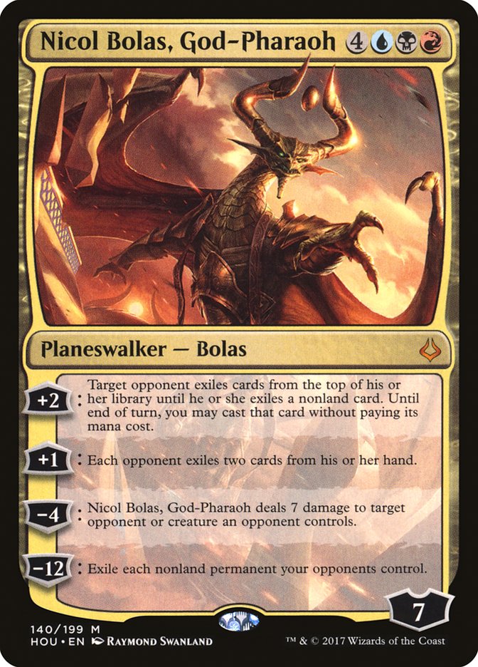 Nicol Bolas, God-Pharaoh [Hour of Devastation] | Anubis Games and Hobby