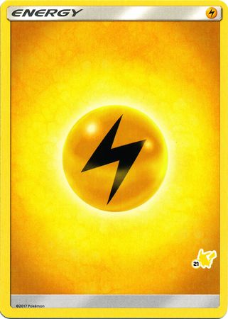 Lightning Energy (Pikachu Stamp #21) [Battle Academy 2020] | Anubis Games and Hobby