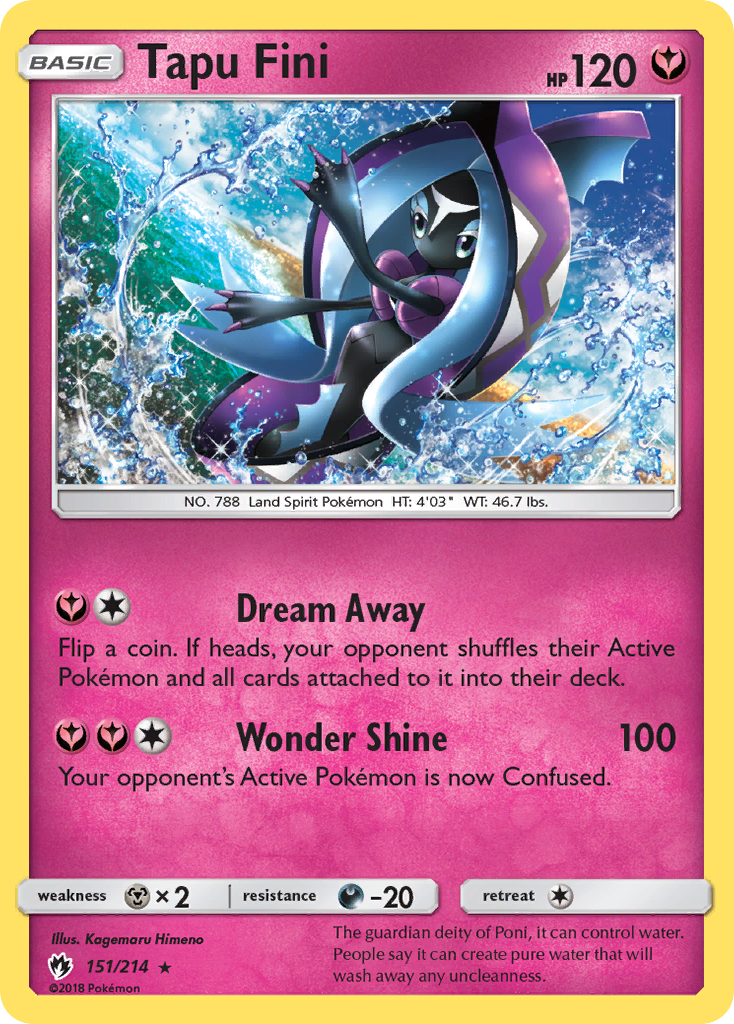 Tapu Fini (151/214) [Sun & Moon: Lost Thunder] | Anubis Games and Hobby