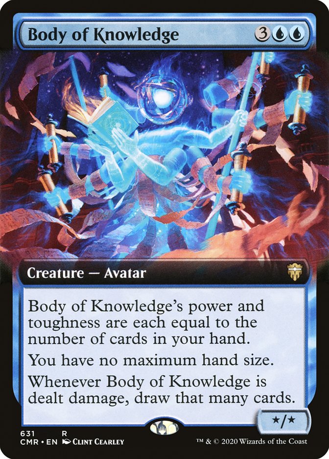 Body of Knowledge (Extended Art) [Commander Legends] | Anubis Games and Hobby