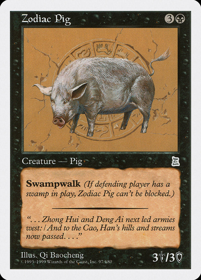 Zodiac Pig [Portal Three Kingdoms] | Anubis Games and Hobby