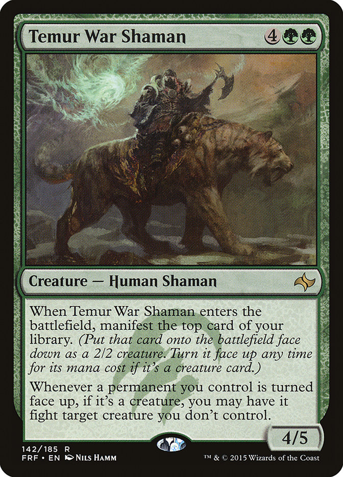 Temur War Shaman [Fate Reforged] | Anubis Games and Hobby