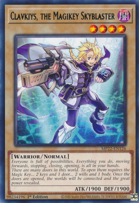 Clavkiys, the Magikey Skyblaster [MP22-EN126] Rare | Anubis Games and Hobby