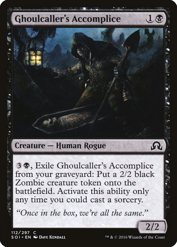 Ghoulcaller's Accomplice [Shadows over Innistrad] | Anubis Games and Hobby