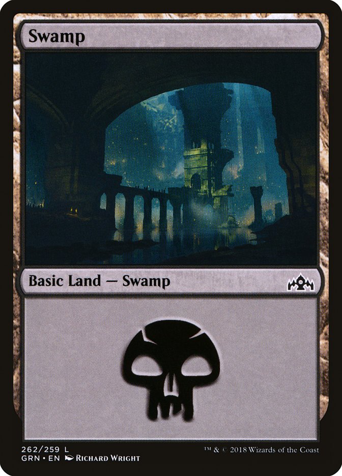 Swamp (262) [Guilds of Ravnica] | Anubis Games and Hobby