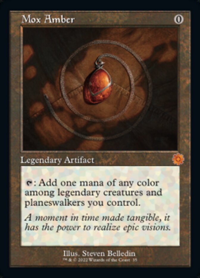 Mox Amber (Retro) [The Brothers' War Retro Artifacts] | Anubis Games and Hobby